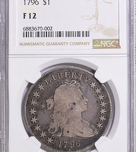 1796 Draped Bust Silver Dollar NGC F-12