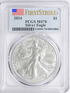 2024 $1 Silver Eagle First Strike PCGS MS-70